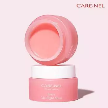 Ночная маска для губ Carenel Berry Lip Sleeping Mask 23г - Блески и увлажняющие средства для губ Уход за губами Корейская косметика 23g
