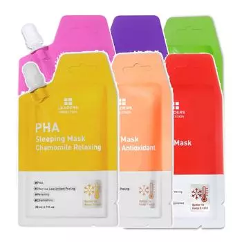 Ночная маска Leaders Insolution PHA 20 г. x 3/6/12 шт. — корейский уход за кожей 20 g. x 3 pcs