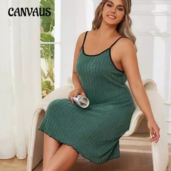 Ночная рубашка больших размеров, женская летняя модная сексуальная ночная рубашка с лямкой на шее, можно носить вне дома, платья