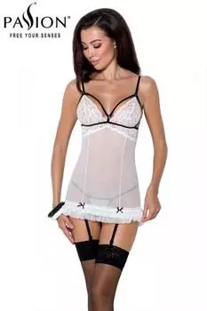 Ночная рубашка с подтяжками Orihime - Passion S/M белый