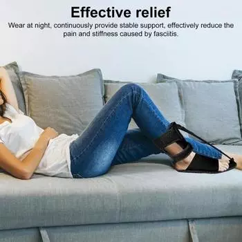 Ночная шина для лечения подошвенного фасциита, регулируемая ортопедическая подтяжка стопы, ахиллит, тендинит пятки синий