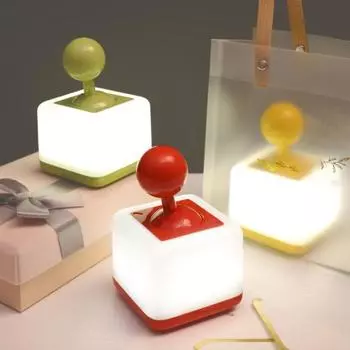 Ночник для спальни с регулируемой яркостью, мягким свечением, USB-перезаряжаемый, беспроводной, портативный, прикроватный светильник, украшение для рабочего стола зелёный