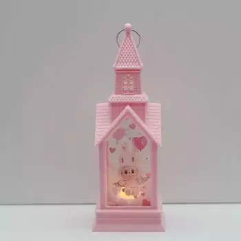 Ночник Лабубу с вырезами, Прикроватный светильник для спальни, Украшение, Подарок на день рождения labubu night light [pink]