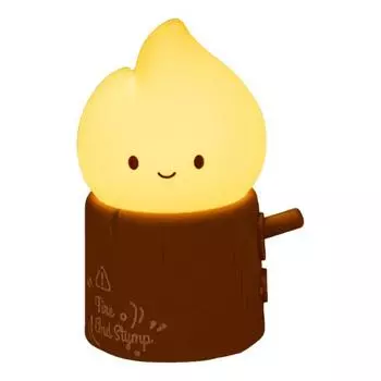 Ночник Очаровательная форма Диммируемый 2 режима освещения USB-перезаряжаемый Реалистичный мерцающий пламень Светодиодная прикроватная лампа A