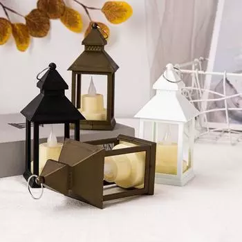 Ночник полезный беспламенный прочный ночник с высоким коэффициентом пропускания ветровая лампа украшения для рабочего стола белый