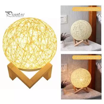 Ночник с деревянной основой, регулируемый дизайн, энергосберегающий, питание от USB, без мерцания, мягкий свет, ночник, украшение для рабочего стола светло-желтого