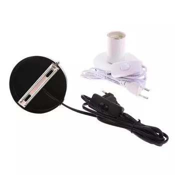 Ночник с линейной головкой лампы E27 Цоколь для настольной лампы Украшение лампы белый