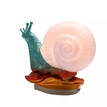 Ночник в виде улитки, светодиодная настольная лампа, милый настольный светильник в виде улитки, питание от USB, сенсорное управление, затемнение, теплый Snail Light разноцветный
