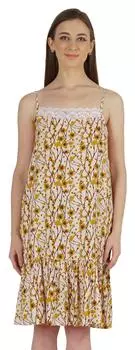 Ночное белье из вискозы с принтом Bimba для женщин, ночное платье на тонких бретельках, сексуальное 3X-Large розовый