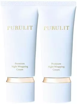 Ночное обертывание PURULIT Premium на 8 часов. Удерживает влагу в коже, пока вы спите. Гелевое обертывание, пока вы. Сделано в натуральном виде, 35 г крема, упаковка,
