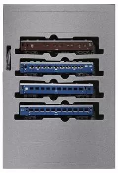 Ночной экспресс KATO N-серии 43 [Kiso] 4-вагонный дополнительный набор 10-1624 Железнодорожная модель пассажирского вагона