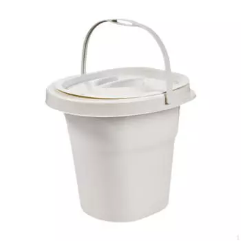 Ночной горшок контейнер для мочи удобный в использовании прочное устойчивое основание комод ведро горшок для помещения белый