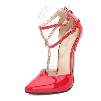 Ночной клуб пилонный танец ночной клуб ненависть заоблачные большой размер высокие каблуки полые сандалии двойной напульсник 35