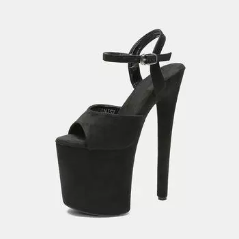 Ночной клуб танцы на пилоне модель автомобиля подиум водонепроницаемый размер стола высокие каблуки тонкие каблуки ненавижу небесно-высокие сандалии женщины 35