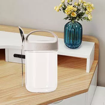 Ночной контейнер для овса на ходу, герметичная банка для хранения и приготовления салата в стакане с йогуртом синий