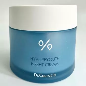 Ночной крем Dr.Ceuracle Hyal Reyouth 60 г / 6-гиалуроновый комплекс, витамины B5 и B3