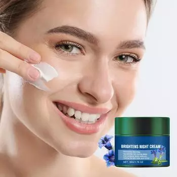 Ночной крем Осветляющий Ночной крем Уменьшающий мелкие морщины Укрепляющий Осветляющий Крем Нежный Питательный Крем One Size белый