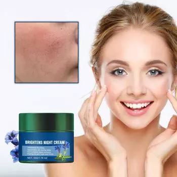 Ночной крем Осветляющий Ночной крем Уменьшающий мелкие морщины Укрепляющий Осветляющий Крем Нежный Питательный Крем One Size белый