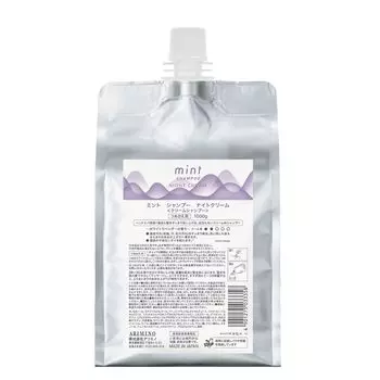 Ночной крем-шампунь Arimino Mint 1000 г, сменный блок, большая емкость