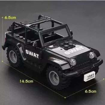 Ночной спецназ SWAT Jeep Combination Toy Boy Gift