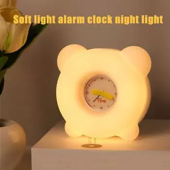 Ночной свет будильника бьет свет, а трехуровневое управление ритмом делает форму маленькой белый