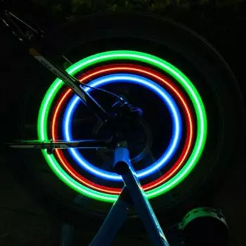 Ночной свет для велосипеда, фонари для шин, велосипедные фонари, аксессуары для велосипеда, фонари для спиц, фонари для спиц красный