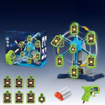 Ночной свет стрельба мишень практика детский набор игрушек для стрельбы, детские игрушки для взрослых One Size