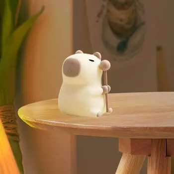 Ночной светильник Capybara, прикроватная лампа, 7 режимов смены цветов, настольный светильник для кабинета Style A