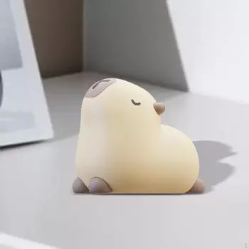 Ночной светильник Capybara, силиконовый детский светильник-ночник для дома