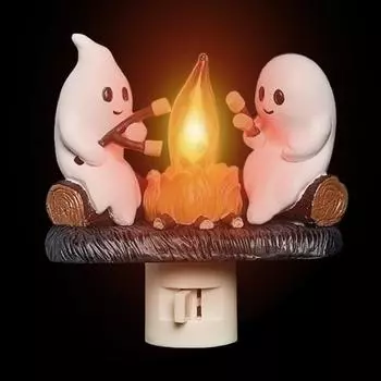 Ночной светильник для костра Ghost Campfire, маленький мерцающий огонь, декоративный светильник для костра, встраиваемый в помещение, украшение для ночника Ghost Campfire CHINA