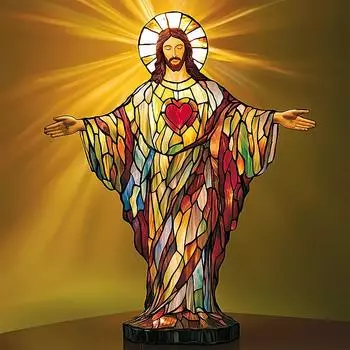 Ночной светильник Dog Series Art, французская лампа, лампа Corgi, настольный ночник с витражной смолой, светодиодный столик для милых питомцев, винтажный декор для дома в виде животных One Size