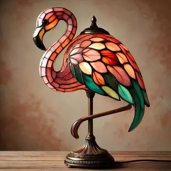 Ночной светильник Dog Series Art, французская лампа, лампа Corgi, настольный ночник с витражной смолой, светодиодный столик для милых питомцев, винтажный декор для дома в виде животных One Size