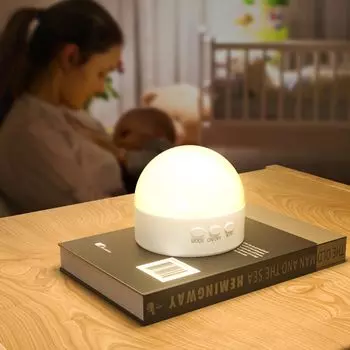 Ночной светильник Hensam для кормления грудью, регулируемый, легкий в использовании в спальне, с функцией запоминания яркости, 8 ламп, непрямой светодиод, для маленькой детской комнаты, предотвращение катастроф