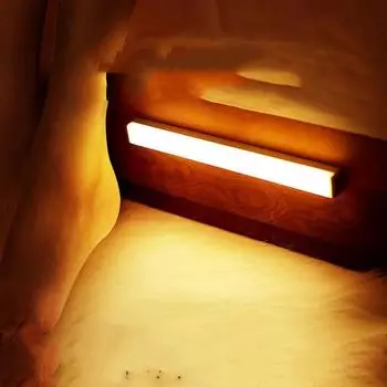 Ночной светильник индукции тела с магнитным поглощением для коридора, зарядка, интеллектуальный длинный провод для шкафа, светодиодная лента для кухни LIGHT 10CM