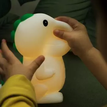 Ночной светильник Mainan Anak Perempuan, перезаряжаемая настольная лампа Lamparas Recargables, динозавр Duracion, детские игрушки, автомобиль для 5 белый