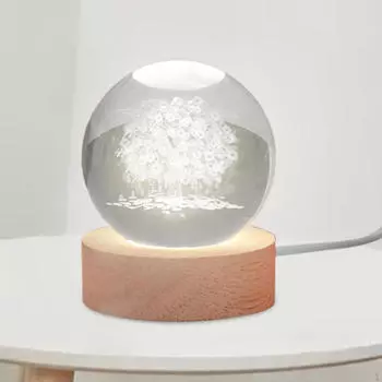 Ночной светильник Мини Настольная лампа Настольный подарок Украшение Счастливое дерево Фигурка для офиса