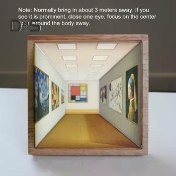 Ночной светильник Naked Eye 3D Vision с мягким свечением, регулируемой яркостью, простой в установке, креативный настенный декоративный светильник для создания атмосферы A Charging