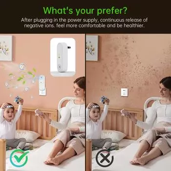 Ночной светильник с функцией очистки воздуха очиститель воздуха декоративное освещение для дома спальни офиса кухни портативный воздушный фильтр запах