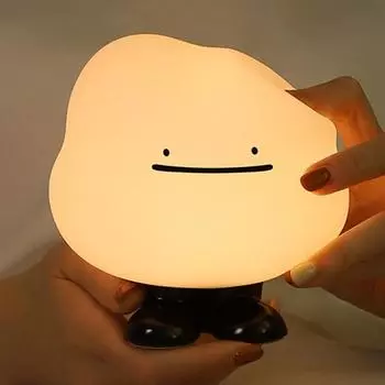 Ночной светильник с мультяшным облаком, мультяшное облако, силиконовая детская перезаряжаемая настольная лампа с регулируемой яркостью для спальни, настольная лампа