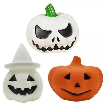 Ночной светильник-тыква на батарейках, светодиодные огни в виде тыквы на Хэллоуин (Тыква С) QD