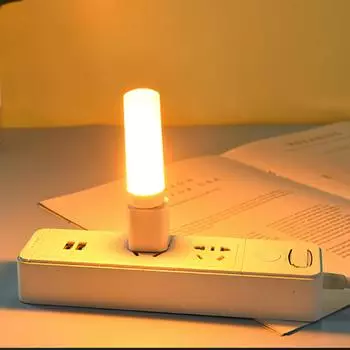 Ночной светильник USB Plug Flame Lamp Компьютер Мобильный источник питания Зарядка Мини Портативный Моделирование Ретро Освещение Внутренней Обстановки