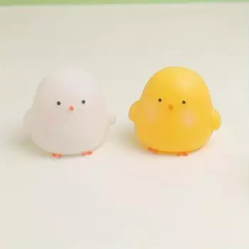 Ночной светильник в виде курицы, настольная декоративная лампа, подарок на день рождения и Рождество для друзей, питание от батареек (Нет вилки), Пасхальный подарок белый