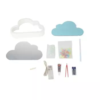 Ночной светильник в виде тюльпана в виде облака своими руками, настольная лампа в виде цветка, декоративный орнамент для спальни