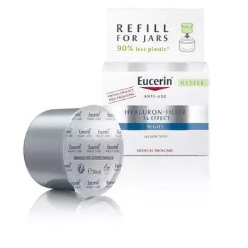 Ночной Увлажняющий крем EUCERIN HYALURON FILLER refill 50 мл