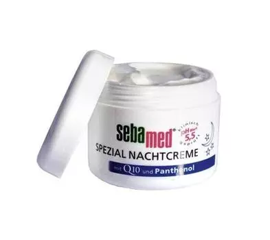 Ночной Увлажняющий крем SEBAMED Q10 Spezial Nachtcreme 75 мл