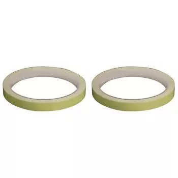 Ночные светящиеся ленты водонепроницаемые 0,39 дюйма X 6,4 фута для морской рыбалки (зеленый)