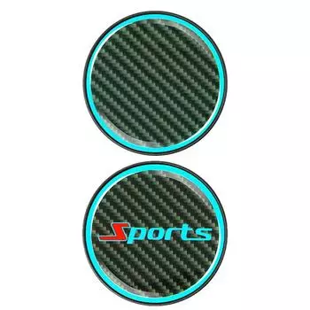 Ночные светящиеся подставки для подставок для салона автомобиля противоскользящий коврик ночник автомобильный коврик для стакана отделение для стакана с водой украшения для автомобиля аксессуары