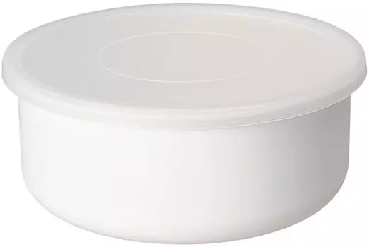 Noda эмаль белая серия круглая 19см RD-19 (японский импорт) Нода Хоро