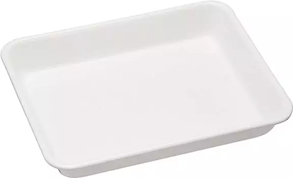 Nodahoro Vat Enamel Heat Resistant 20.5 x 16.0 x 3.0cm Tray Cooking Made in Japan Cabinet White VA-24W