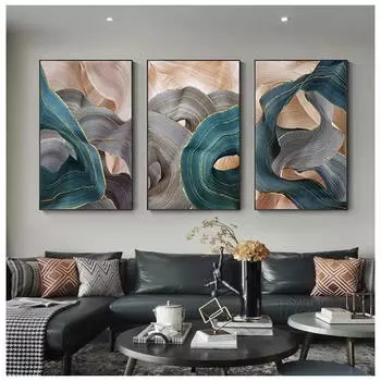 Nodic холст картина мерцающие ленты постеры и принты украшение для гостиной спальни 21cm30cm NoFrame